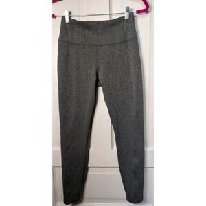 ATHLETA Women's Delancey Herringbone Tight Legging Size S Gray Pockets (762)